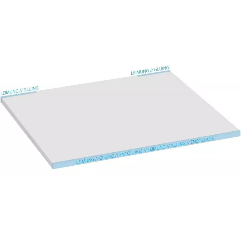 Podložka na stôl Sigel HO580, papierový povrch, čierna/biela, 595×410 mm, 3 mm