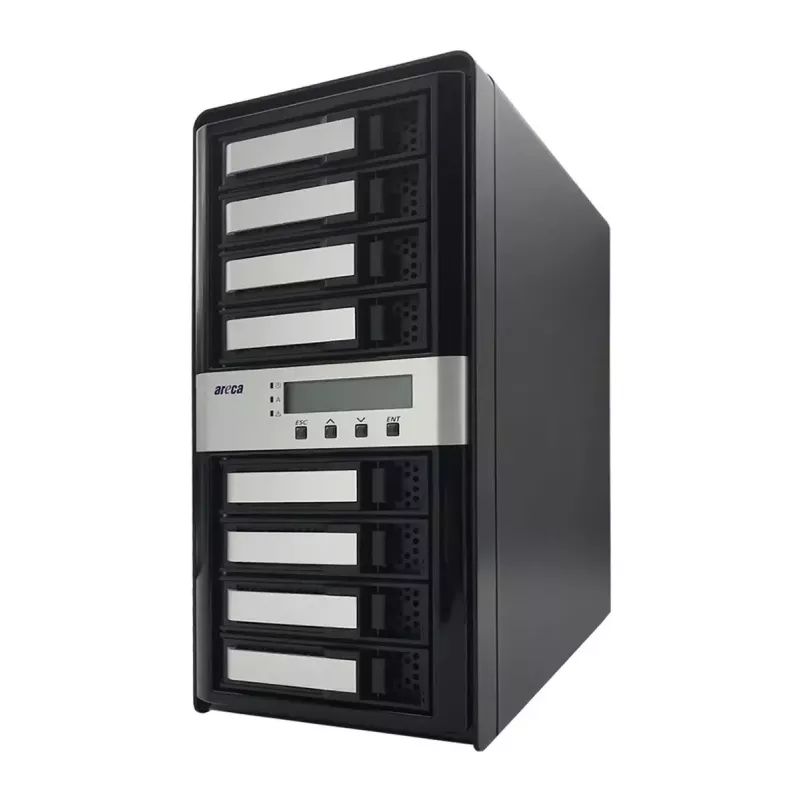 Tower NAS Areca ARC-8050T3U-8 Storage Server ROC 2GB DDR3 čierny