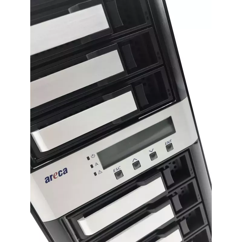 Tower NAS Areca ARC-8050T3U-8 Storage Server ROC 2GB DDR3 čierny