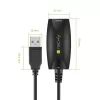 Techly SuperSpeed USB3.0 aktívny predlžovací kábel 5m čierny ICUR3050