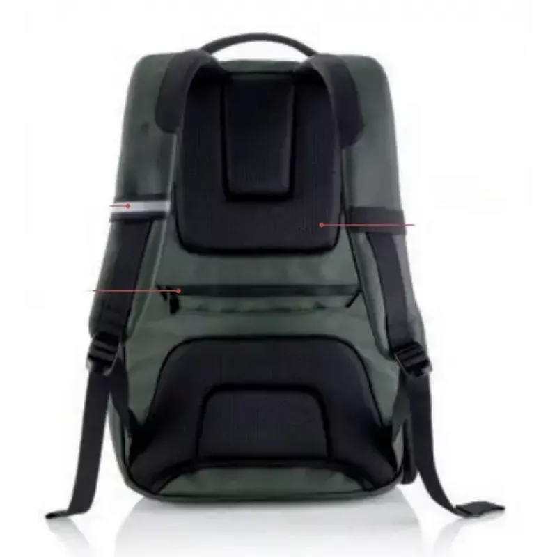 Mestský batoh MIQUELRIUS MR16981 – zelený polyester, 22 L, mestský štýl