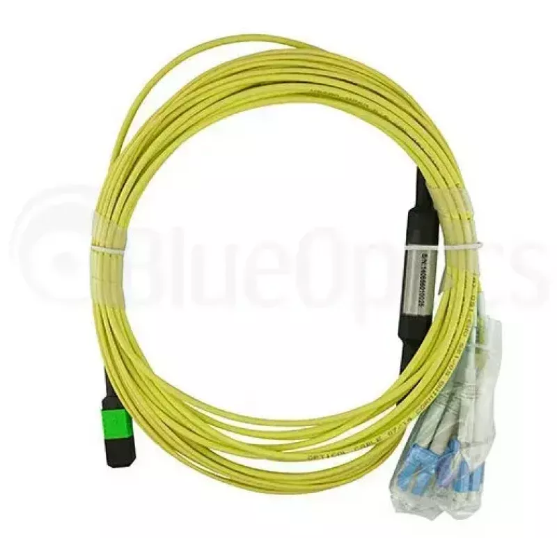 MPO-4xLC Singlemode patch kábel BlueOptics CBL-MPO12-4LC-SMF-2M 2m G.657.A1
