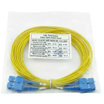 BlueOptics SFP3232BU1MK InfiniBand optický kábel 1 m SC žltý