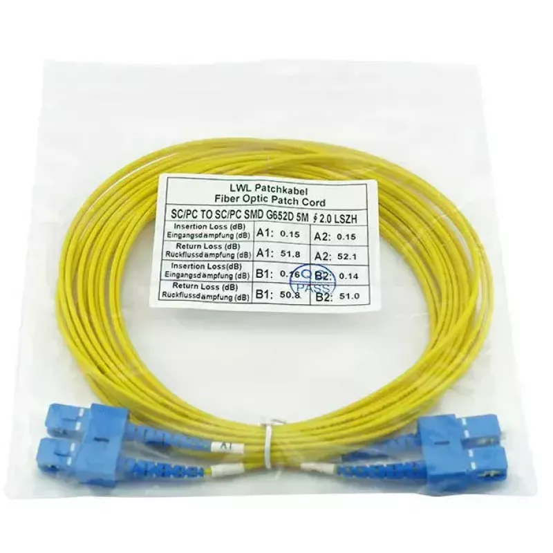BlueOptics SFP3232BU1MK InfiniBand optický kábel 1 m SC žltý