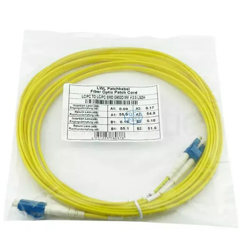 Optický kábel BlueOptics SFP3131BU0.5MK 0,5 m LC OS2 9 µm