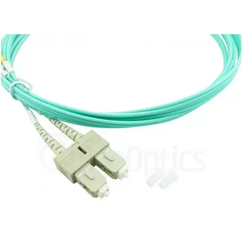 BlueOptics Optický prepojovací kábel LC-SC multimode OM3 duplex, LC-UPC/SC-UPC, 1 m, béžový (kompatibilný s Corning 055702K512000001M)