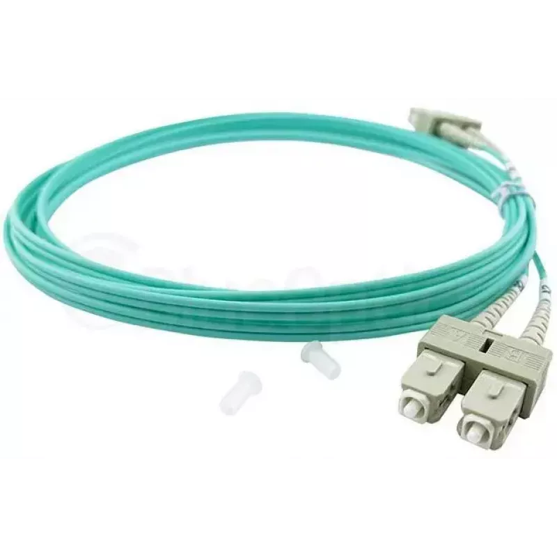 BlueOptics Optický prepojovací kábel LC-SC multimode OM3 duplex, LC-UPC/SC-UPC, 1 m, béžový (kompatibilný s Corning 055702K512000001M)