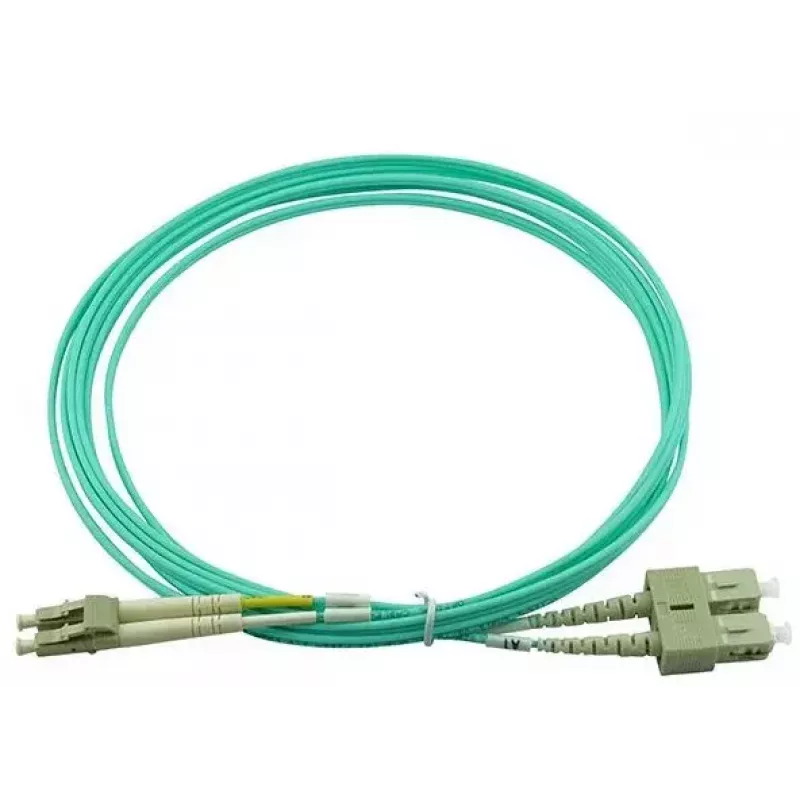BlueOptics Optický prepojovací kábel LC-SC multimode OM3 duplex, LC-UPC/SC-UPC, 1 m, béžový (kompatibilný s Corning 055702K512000001M)