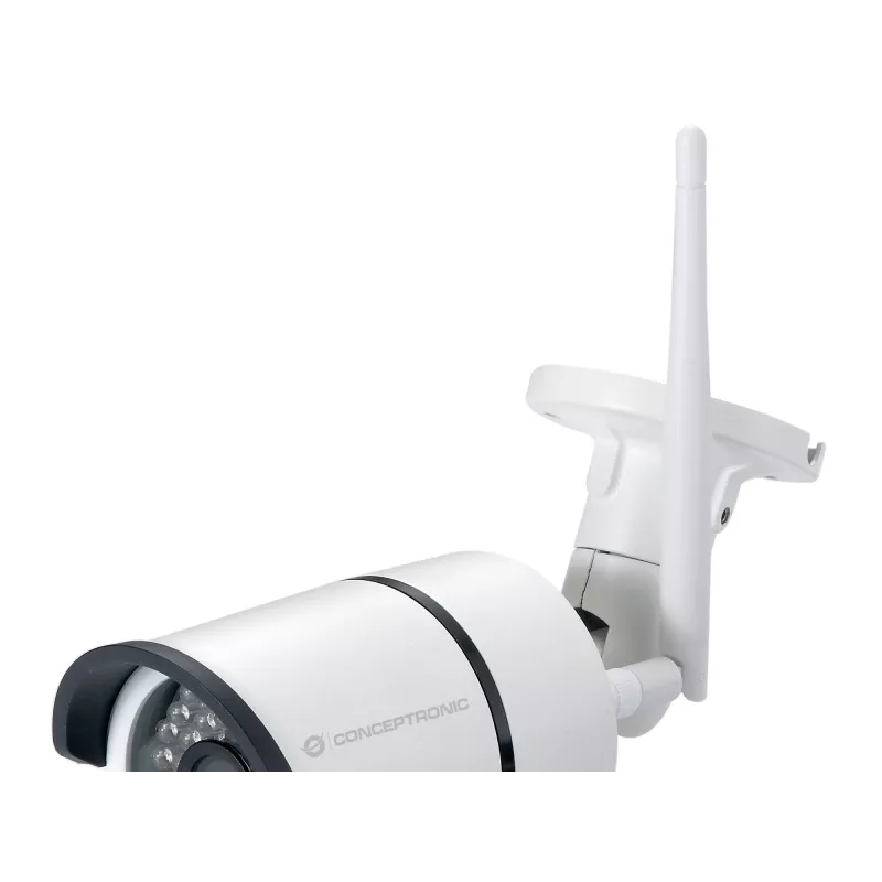 Conceptronic JARETH HD Wireless Cloud IP kamera, exteriér, IP bezpečnostná kamera, exteriér, káblová & bezdrôtová, externá, strop/stena, biela