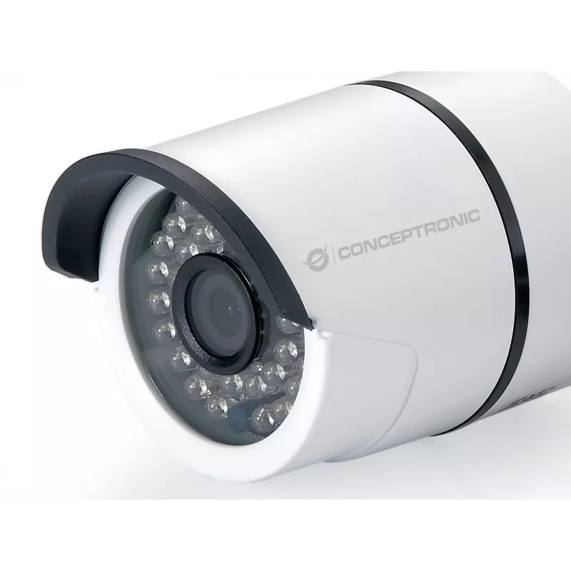Conceptronic JARETH HD Wireless Cloud IP kamera, exteriér, IP bezpečnostná kamera, exteriér, káblová & bezdrôtová, externá, strop/stena, biela