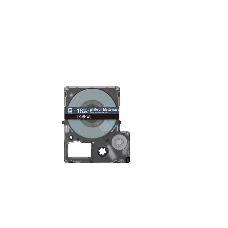 Páska na etikety Epson LK-5HWJ Navy White Thermal Transfer 1,8 cm