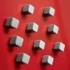 Tvorivý magnet kocka Sigel BA193 neodým strieborná 10mm