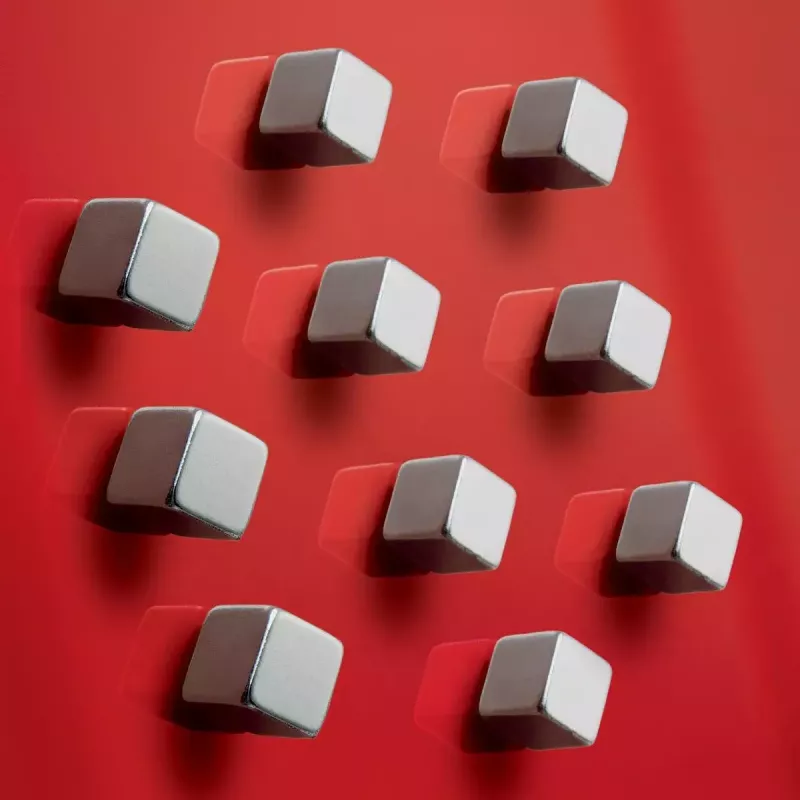 Tvorivý magnet kocka Sigel BA193 neodým strieborná 10mm