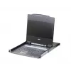 ATEN CL1000N CH 19-palcová LCD konzola s jednou lištou, 1U, švajčiarske rozloženie, PS/2/USB