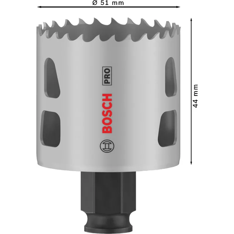 Bosch PRO Multi Material PC Plus 44/51 mm jednodierová korunová vŕtačka