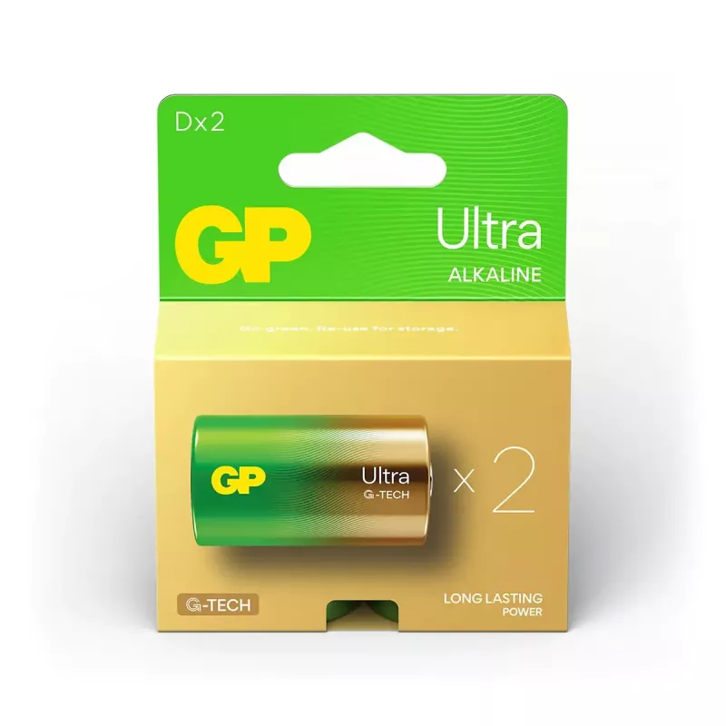 Jednorazová batéria GP Batteries 03013AUETA-B2 D alkalická