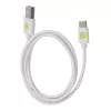 Techly ICOC MUSB20-CMAM10TW USB kábel USB 2.0 1 m USB A USB C biely