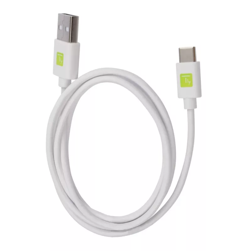 Techly ICOC MUSB20-CMAM10TW USB kábel USB 2.0 1 m USB A USB C biely