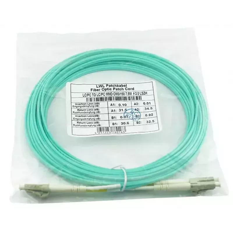 BlueOptics SFP3131EU7.5MK InfiniBand optický kábel 7,5 m LC aqua