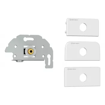 Modul zásuvky 3,5 mm Kindermann 7456 000 511 biely