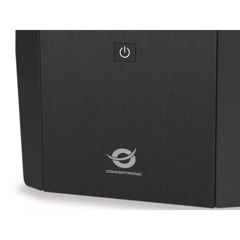 Conceptronic ZEUS 1200VA 720W UPS, IEC + Schuko zásuvka, line-interactive, 1,2 kVA, 720 W, 220 V, 240 V, 220 V