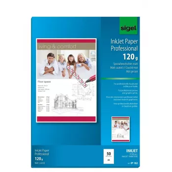 Tlačový papier A4 Sigel IP182 matný 50 listov biela