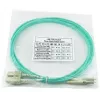 BlueOptics LC-SC multimódový OM3 duplexný optický patch kábel, LC-UPC/SC-UPC, 2 m, béžový (kompatibilný s Corning 055702K512000002M)