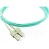 BlueOptics LC-SC multimódový OM3 duplexný optický patch kábel, LC-UPC/SC-UPC, 2 m, béžový (kompatibilný s Corning 055702K512000002M)