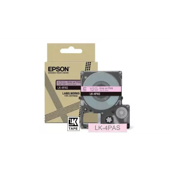 Etiketová páska Epson LK-4PAS sivá ružová termotransfer 1,2 cm