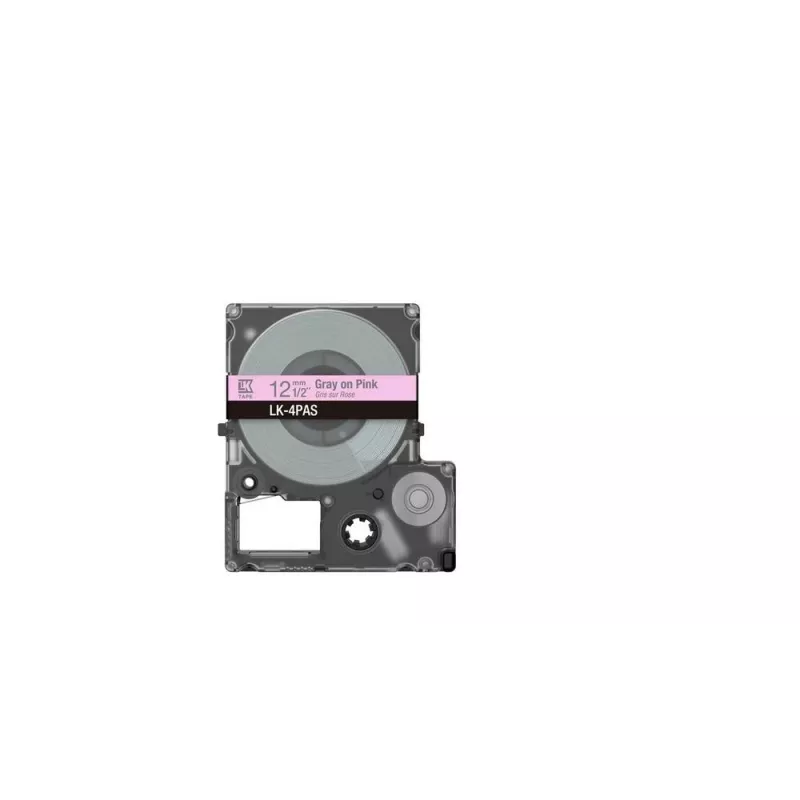 Etiketová páska Epson LK-4PAS sivá ružová termotransfer 1,2 cm