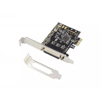Conceptronic 4-portová DB9 RS232 sériová PCIe karta, PCIe, RS-232, PCIe 2.0, RS-232, čierna, Čína