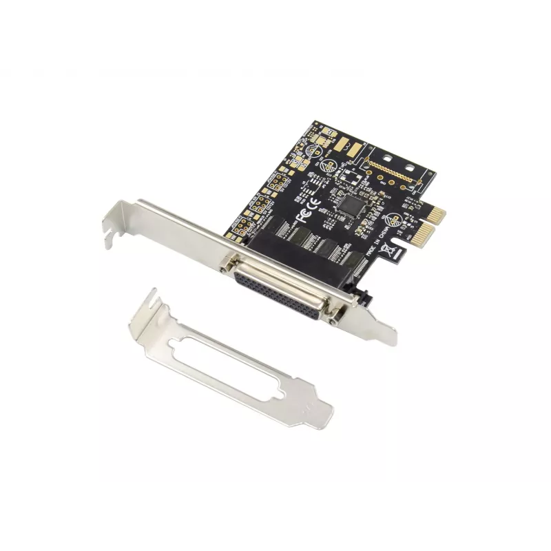 Conceptronic 4-portová DB9 RS232 sériová PCIe karta, PCIe, RS-232, PCIe 2.0, RS-232, čierna, Čína