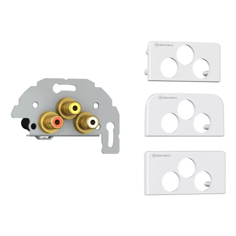 Zásuvka 3 x RCA Kindermann 7456000530