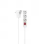 Hama 00223081 rozbočovač napájania 1,4 m 3 AC výstupy interiér biely