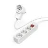 Hama 00223081 rozbočovač napájania 1,4 m 3 AC výstupy interiér biely