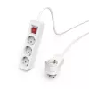 Hama 00223081 rozbočovač napájania 1,4 m 3 AC výstupy interiér biely