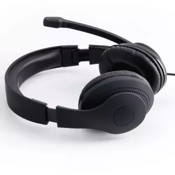 Hama HS-USB300 Headset PC Office, drôtový, USB, čierny