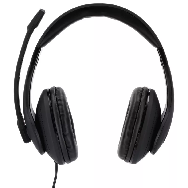 Hama HS-USB300 Headset PC Office, drôtový, USB, čierny