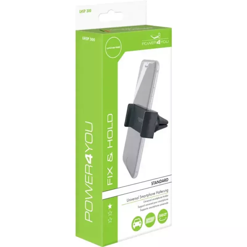 Pasívny držiak Schwaiger LHSP300 513 mobilný telefón/smartphone čierny