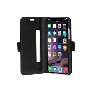 dbramante1928 Copenhagen tenké - iPhone 11/XR - čierna, peňaženkové puzdro, Apple, iPhone 11, 15,5 cm (6,1 palca), čierna