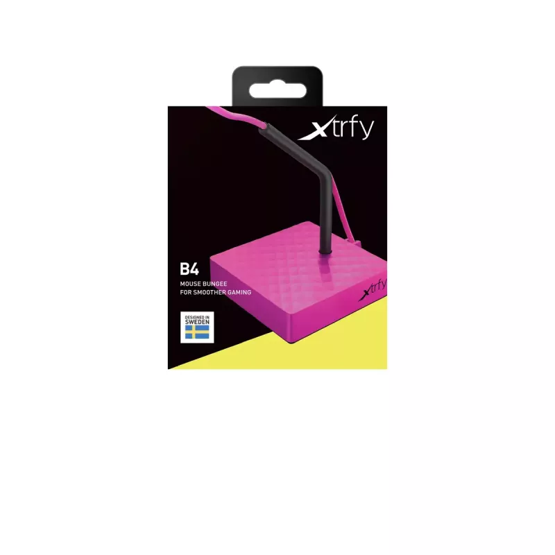 Držiak kábla CHERRY XTRFY B4 ružový 80x80x130 mm