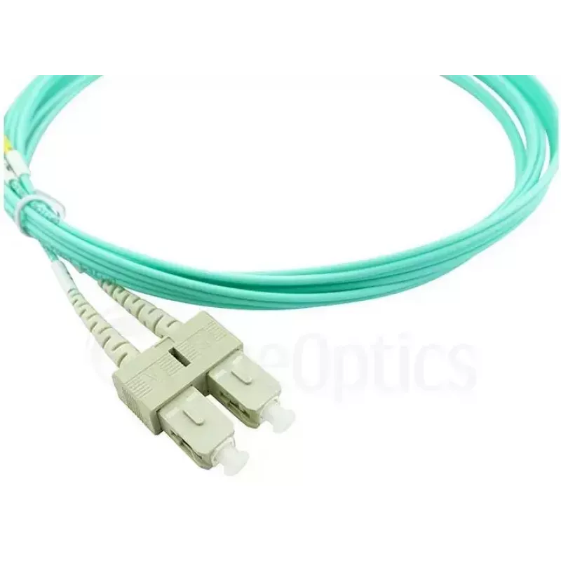 BlueOptics LC-SC multimódový OM3 duplexný optický patch kábel, LC-UPC/SC-UPC, 3 m, béžový (kompatibilný s Corning 055702T512000003M)