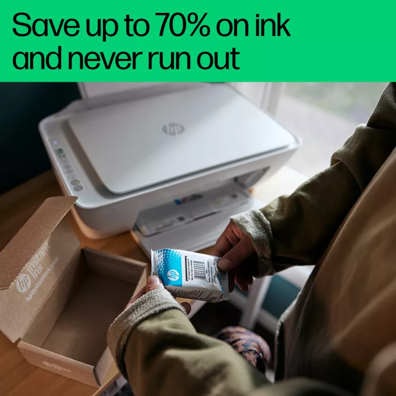 HP DeskJet 2821e Wireless All-in-One farebná tlačiareň, Instant Ink; kopírovanie, skenovanie