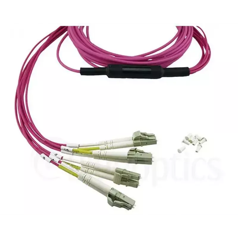 BlueOptics EMC CBL-MPO12-4LC-OM4-2M optický kábel MPO 4x LC 2m