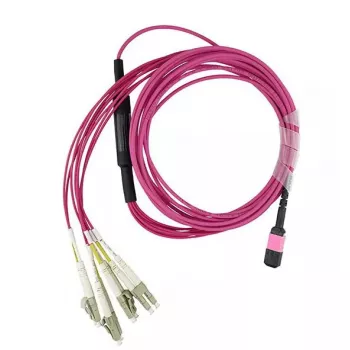 BlueOptics EMC CBL-MPO12-4LC-OM4-2M optický kábel MPO 4x LC 2m