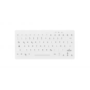Contour Design Active Key Contour QuickClean Medical klávesnica IP65 Mini Wireless White DE C4112
