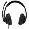 Hama HS-P200 headset káblový s hlavovým mostom kancelária/call centrum čierny