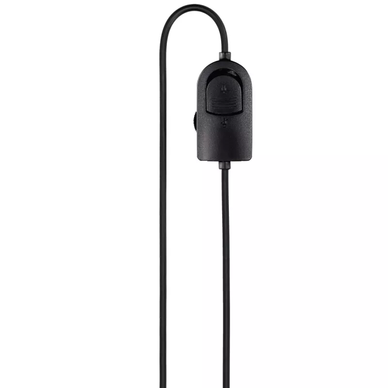 Hama HS-P200 headset káblový s hlavovým mostom kancelária/call centrum čierny
