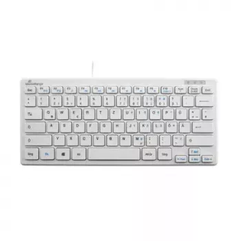 Klávesnica MediaRange MROS113 Office USB QWERTZ nemecká biela