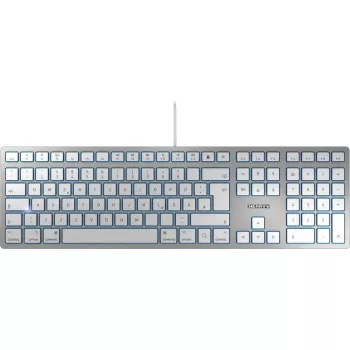 CHERRY KC 6000 slim FOR MAC klávesnica kancelária USB QWERTY US English strieborná